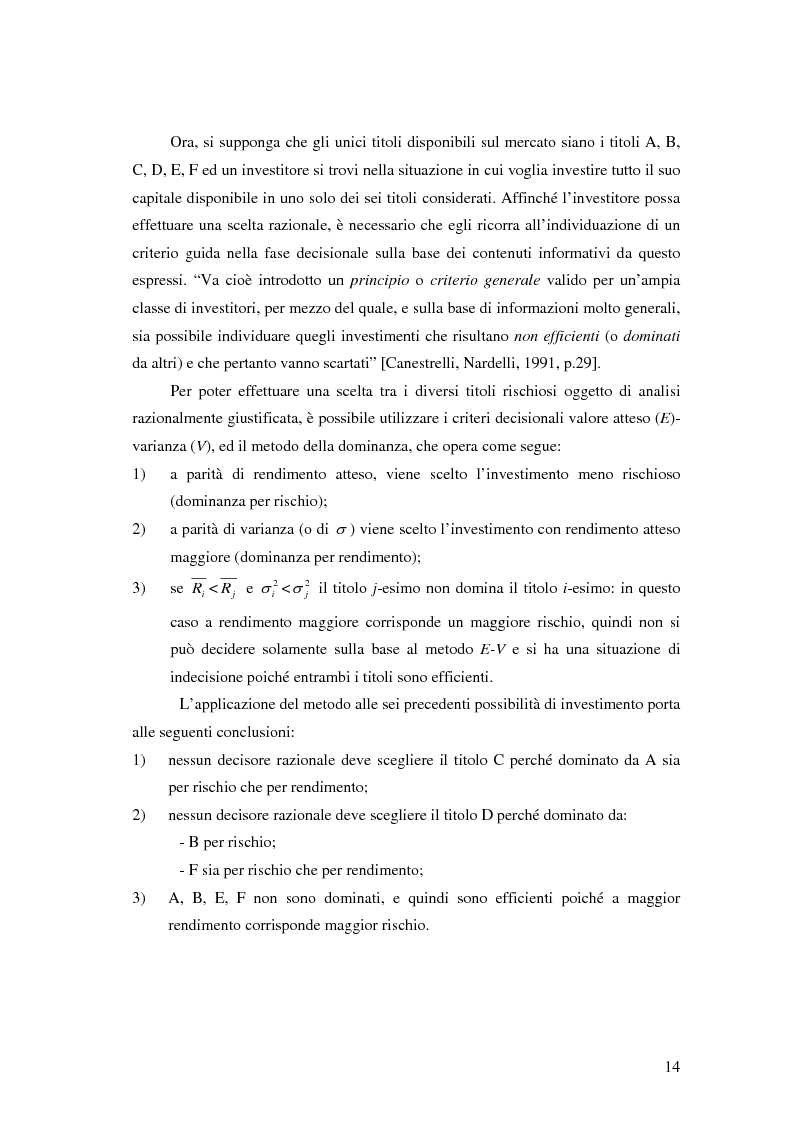 Anteprima della tesi: Approcci Multicriteriali per Problemi di Selezione di Portafoglio: un'applicazione alla Finanza Socialmente Responsabile, Pagina 11
