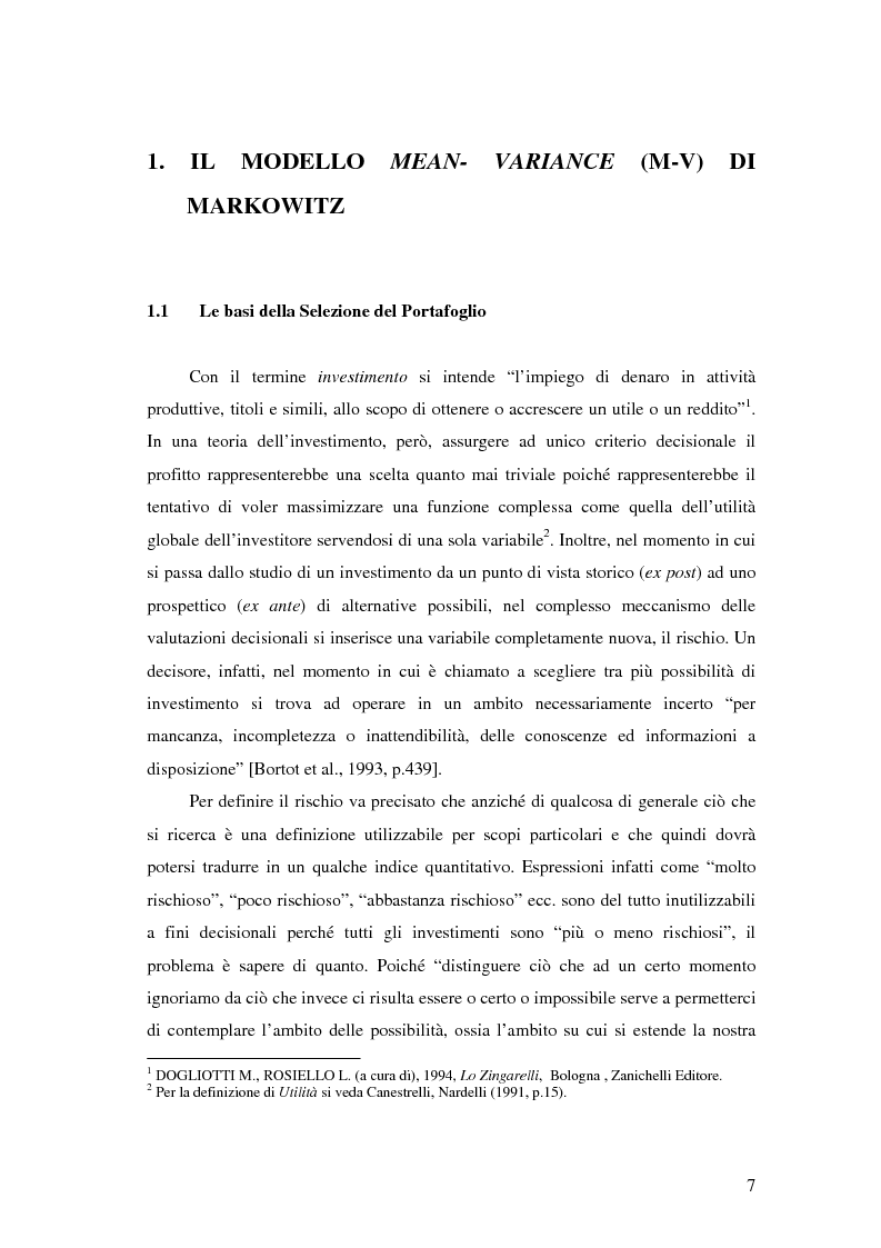 Anteprima della tesi: Approcci Multicriteriali per Problemi di Selezione di Portafoglio: un'applicazione alla Finanza Socialmente Responsabile, Pagina 4