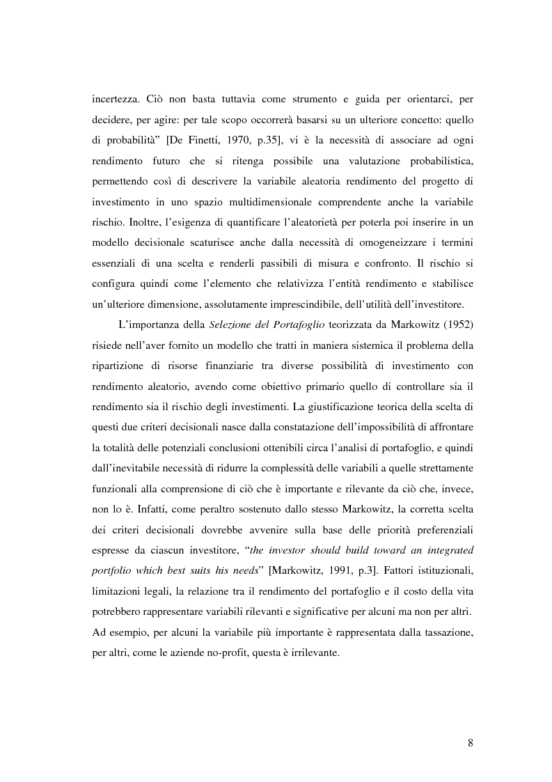 Anteprima della tesi: Approcci Multicriteriali per Problemi di Selezione di Portafoglio: un'applicazione alla Finanza Socialmente Responsabile, Pagina 5