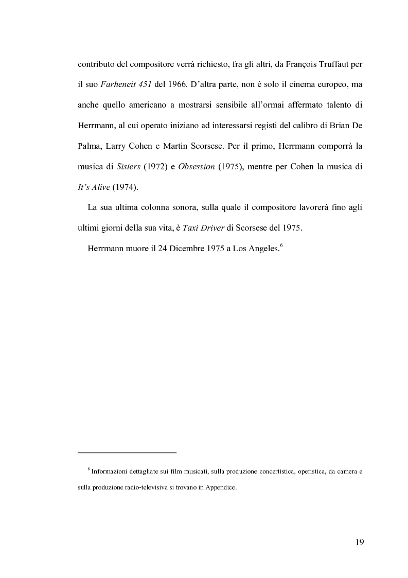 Anteprima della tesi: Intrigo intertestuale: un' indagine semiotica della collaborazione Hitchcock/Herrmann, Pagina 15