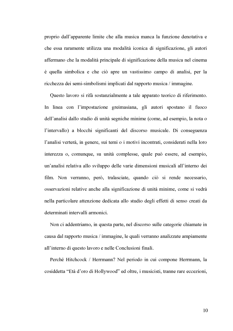 Anteprima della tesi: Intrigo intertestuale: un' indagine semiotica della collaborazione Hitchcock/Herrmann, Pagina 6
