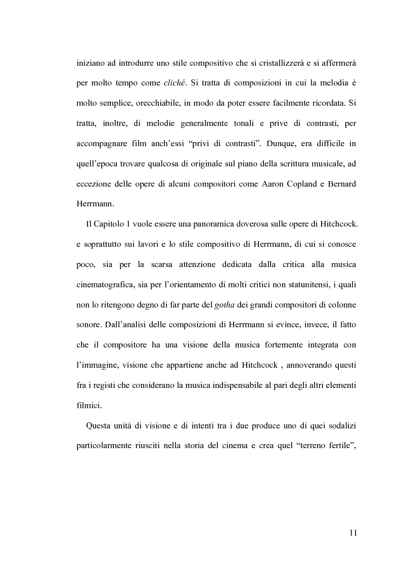 Anteprima della tesi: Intrigo intertestuale: un' indagine semiotica della collaborazione Hitchcock/Herrmann, Pagina 7