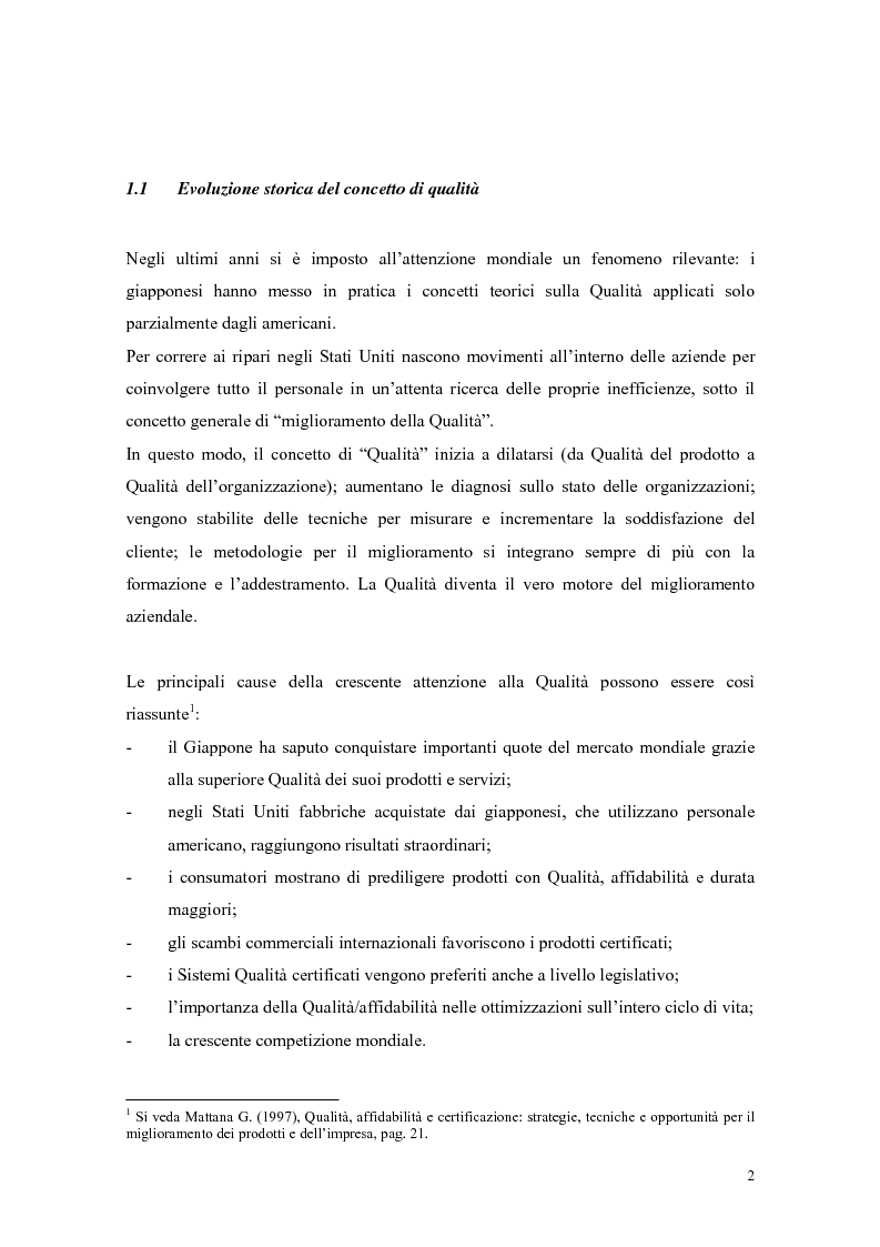 Anteprima della tesi: La qualità nei servizi alberghieri: il caso Hotel Milano, Pagina 13
