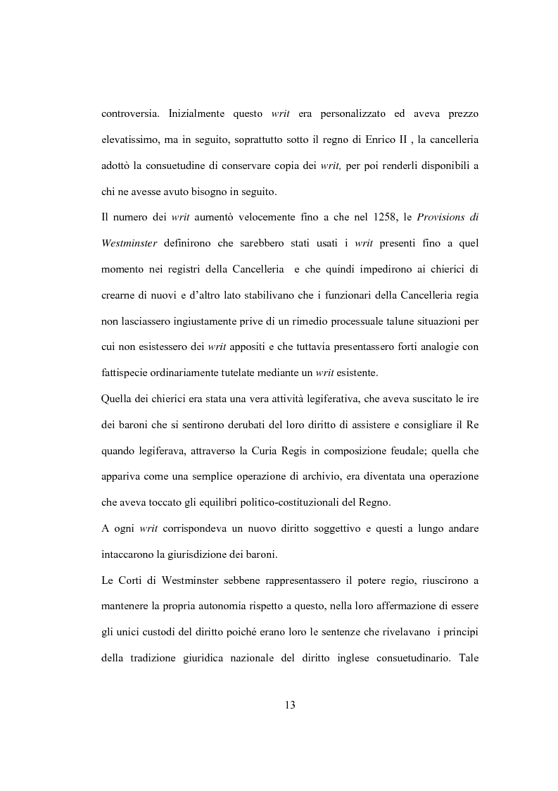 Anteprima della tesi: La Costituzione Britannica tra tradizione e modernizzazione, Pagina 9