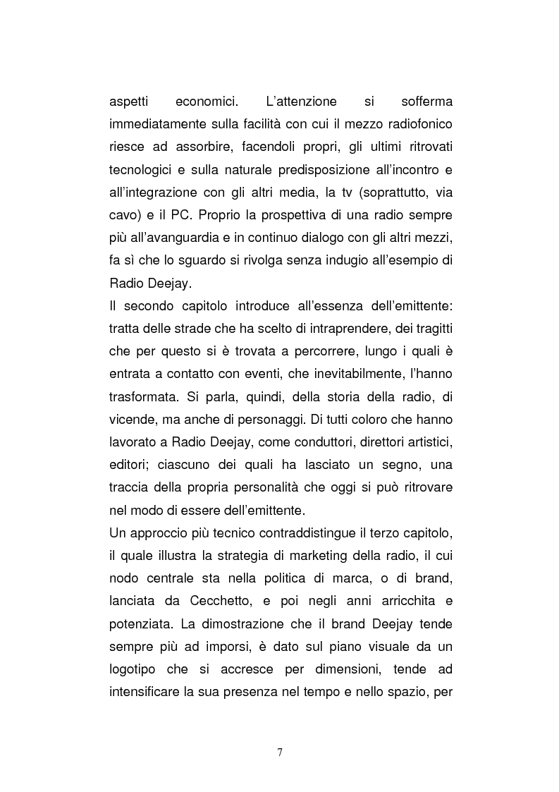 Anteprima della tesi: Il consumo della radio: il caso Radio Deejay., Pagina 2