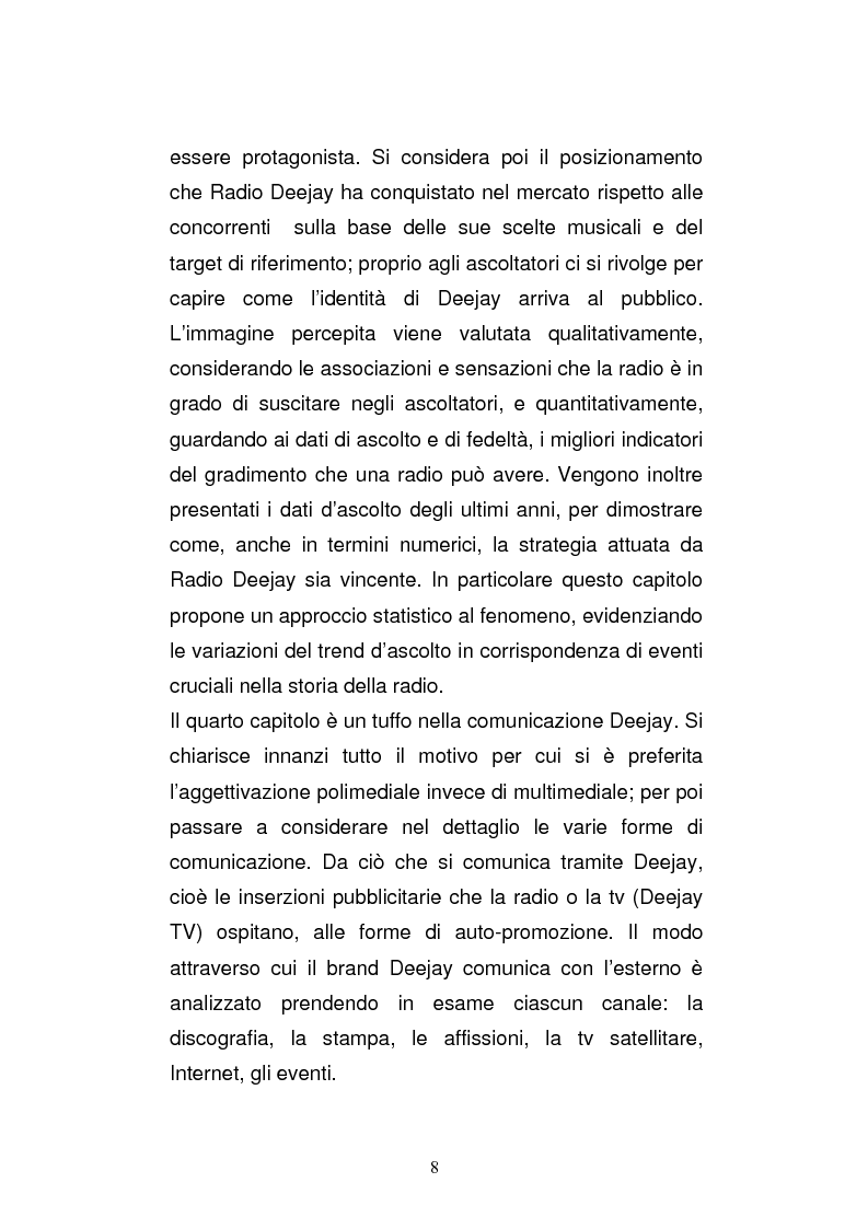 Anteprima della tesi: Il consumo della radio: il caso Radio Deejay., Pagina 3