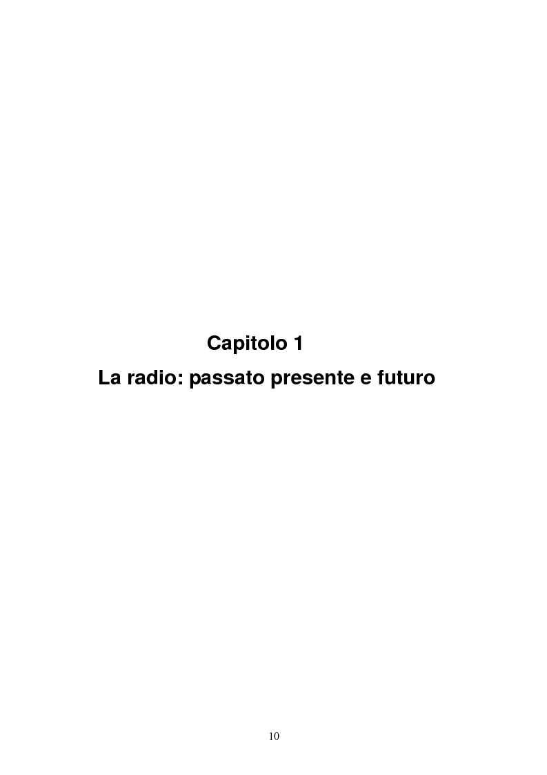 Anteprima della tesi: Il consumo della radio: il caso Radio Deejay., Pagina 5