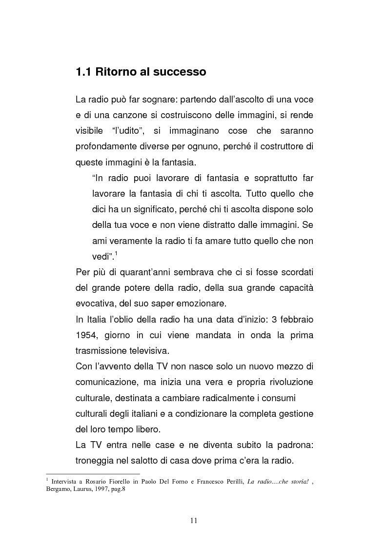 Anteprima della tesi: Il consumo della radio: il caso Radio Deejay., Pagina 6