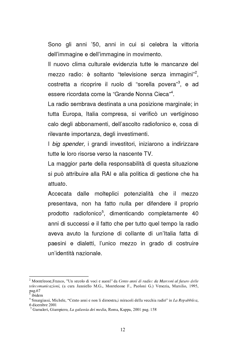 Anteprima della tesi: Il consumo della radio: il caso Radio Deejay., Pagina 7