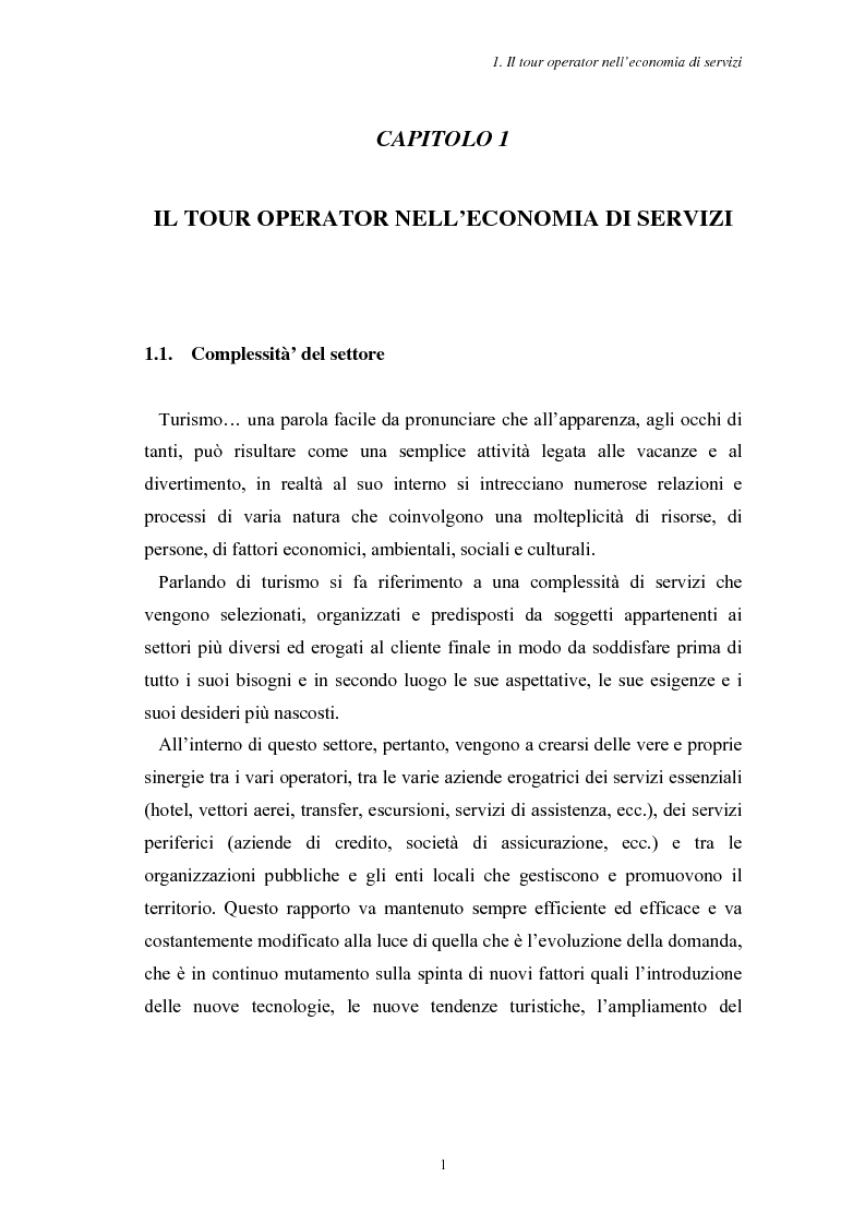 Anteprima della tesi: L'Assistenza Turistica: il Valore Aggiunto della vacanza organizzata, Pagina 5
