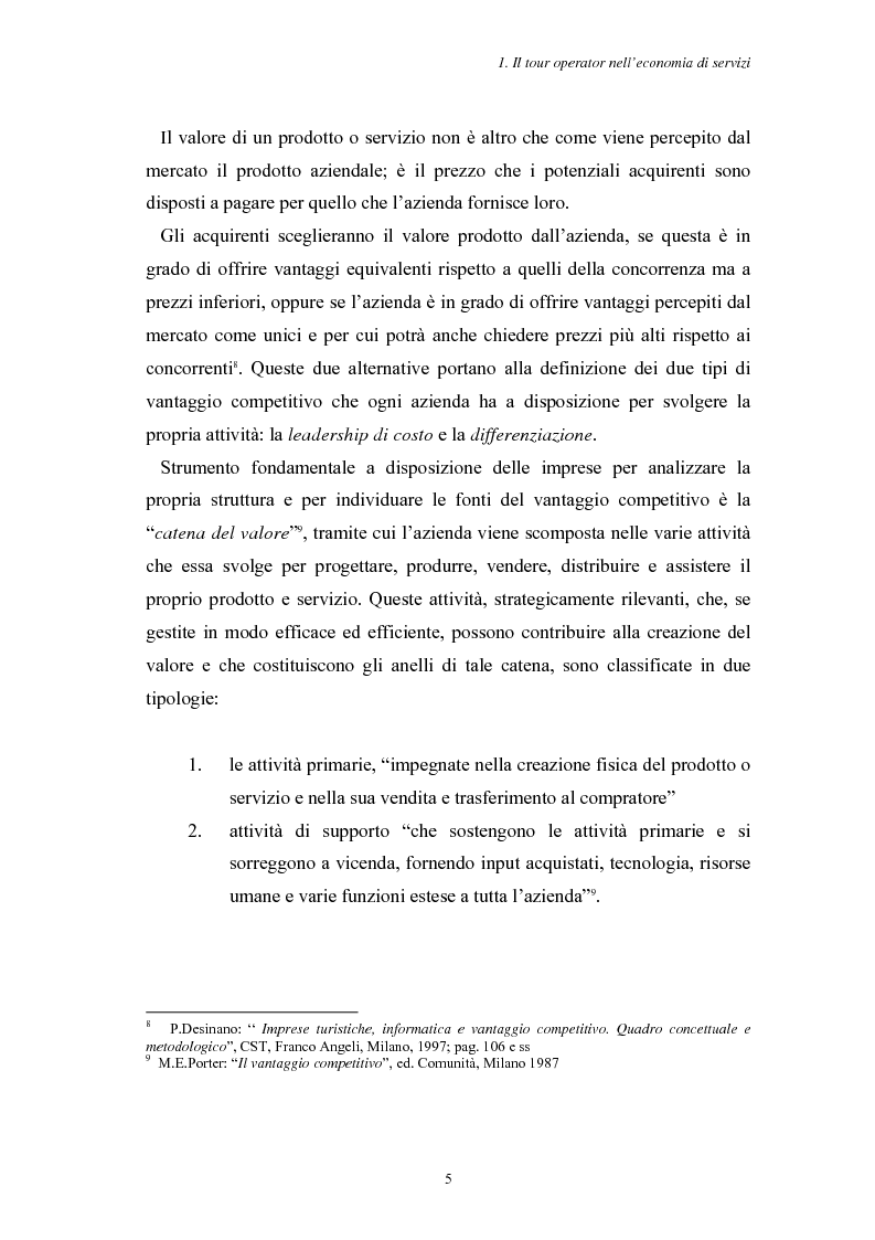 Anteprima della tesi: L'Assistenza Turistica: il Valore Aggiunto della vacanza organizzata, Pagina 9