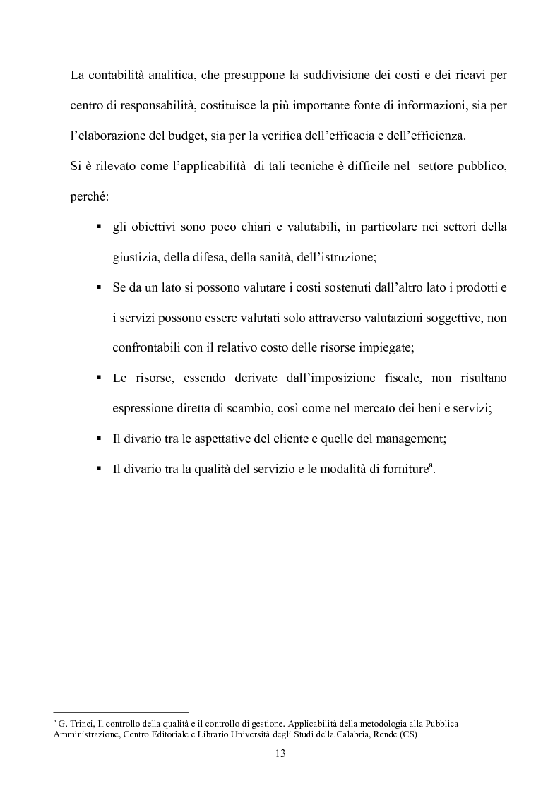 Anteprima della tesi: Gli effetti dell'autonomia sulla gestione e sul sistema contabile dell'istituzioni scolastiche. Un caso, Pagina 11