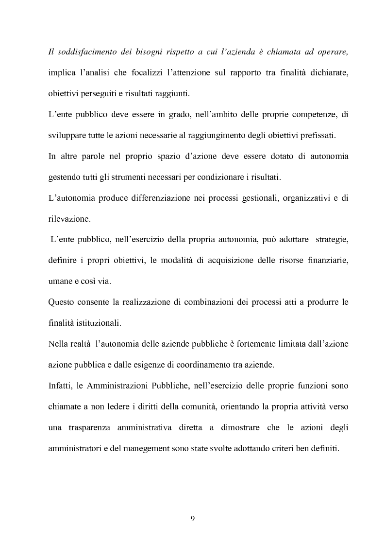 Anteprima della tesi: Gli effetti dell'autonomia sulla gestione e sul sistema contabile dell'istituzioni scolastiche. Un caso, Pagina 7