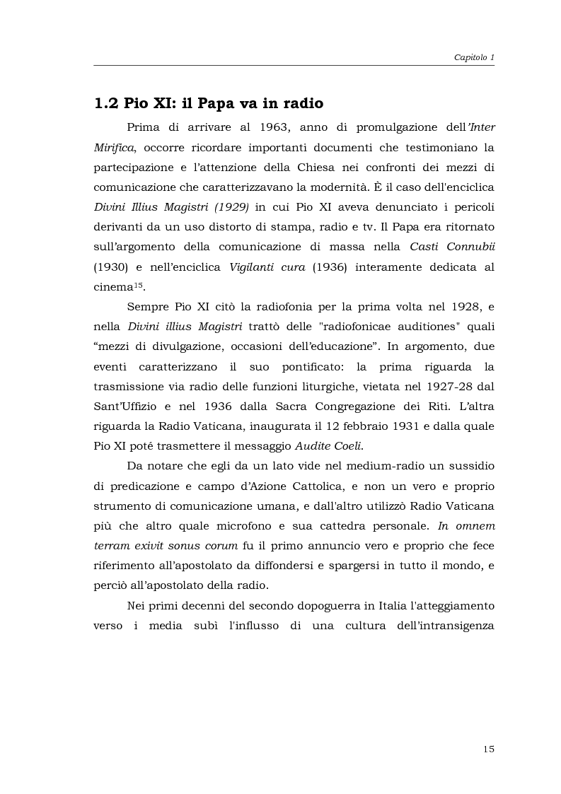 Anteprima della tesi: I media della Chiesa italiana, Pagina 12