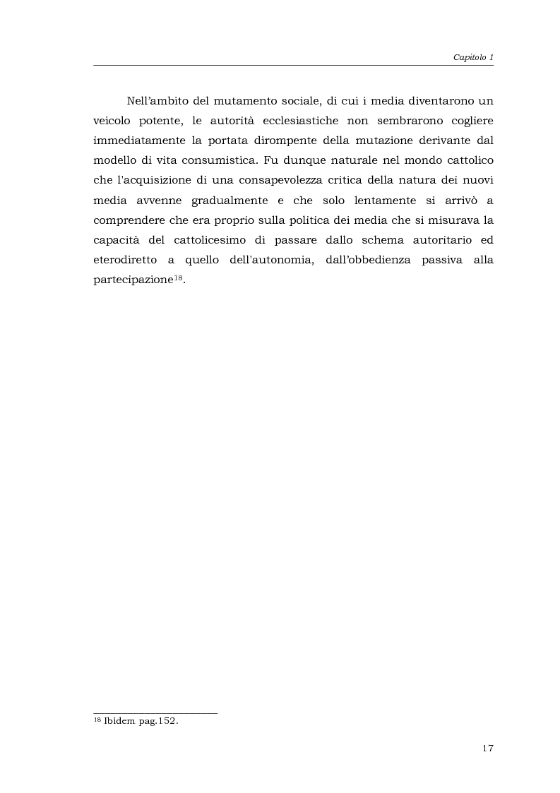 Anteprima della tesi: I media della Chiesa italiana, Pagina 14