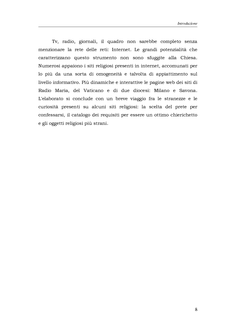 Anteprima della tesi: I media della Chiesa italiana, Pagina 5