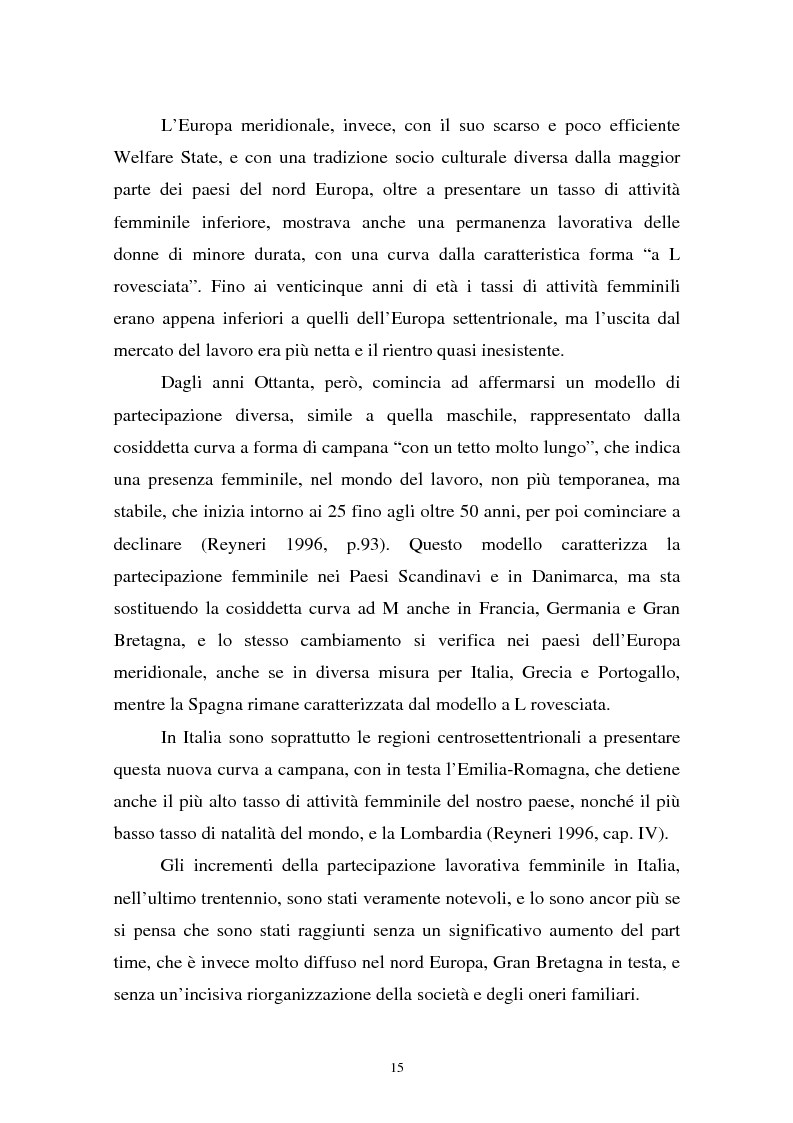 Anteprima della tesi: Donne in carriera e carriere di donne: il caso delle docenti universitarie, Pagina 11