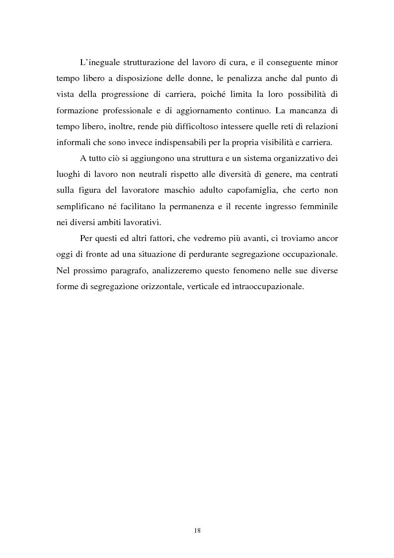 Anteprima della tesi: Donne in carriera e carriere di donne: il caso delle docenti universitarie, Pagina 14