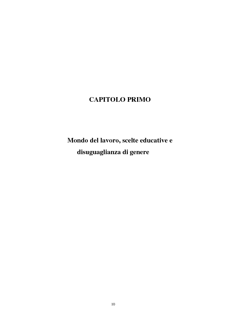 Anteprima della tesi: Donne in carriera e carriere di donne: il caso delle docenti universitarie, Pagina 6