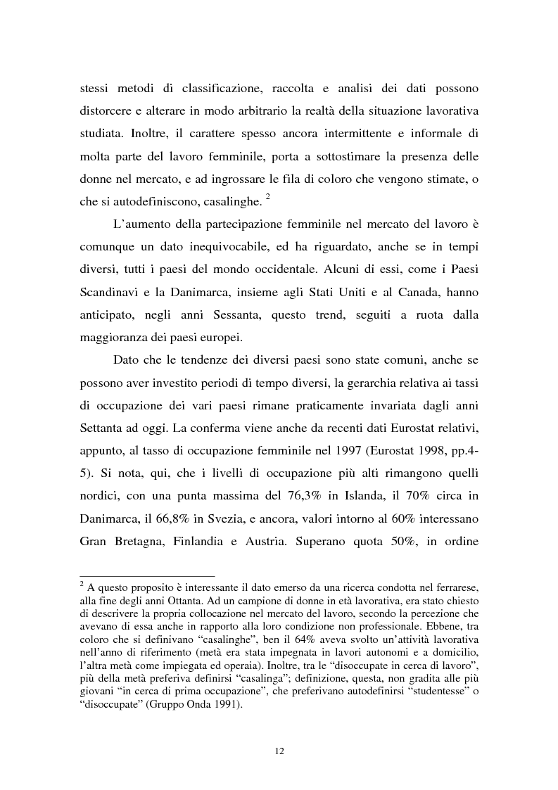 Anteprima della tesi: Donne in carriera e carriere di donne: il caso delle docenti universitarie, Pagina 8