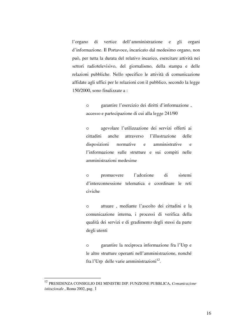 Anteprima della tesi: Strategie e normative per la formazione del comunicatore pubblico, Pagina 11