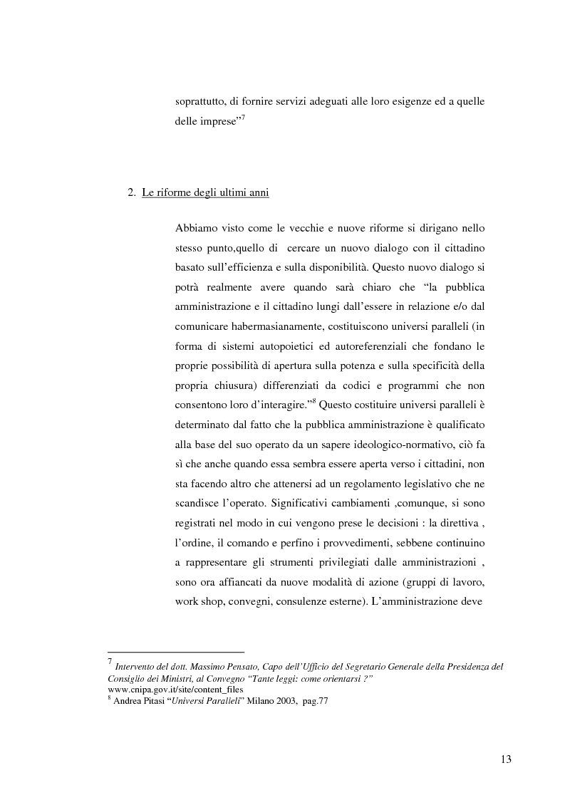 Anteprima della tesi: Strategie e normative per la formazione del comunicatore pubblico, Pagina 8