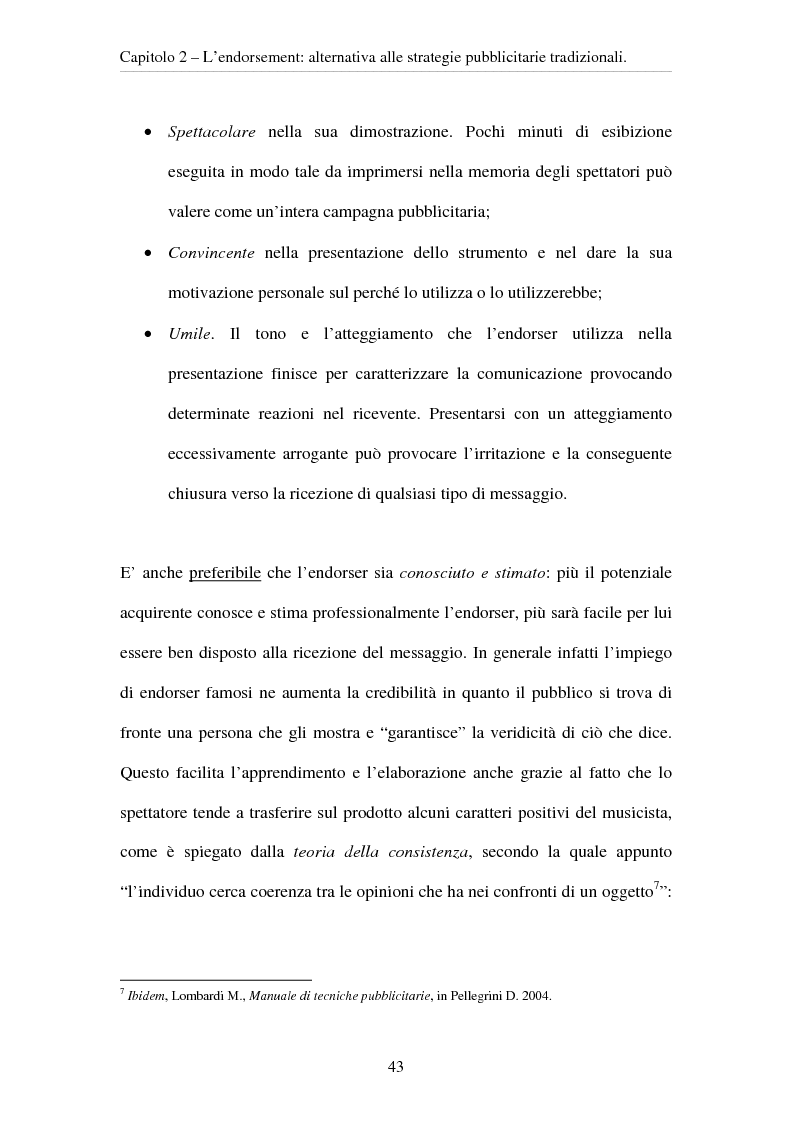 Anteprima della tesi: L'evoluzione del ruolo del testimonial nel mercato degli strumenti musicali: il caso degli Endorsers, Pagina 11