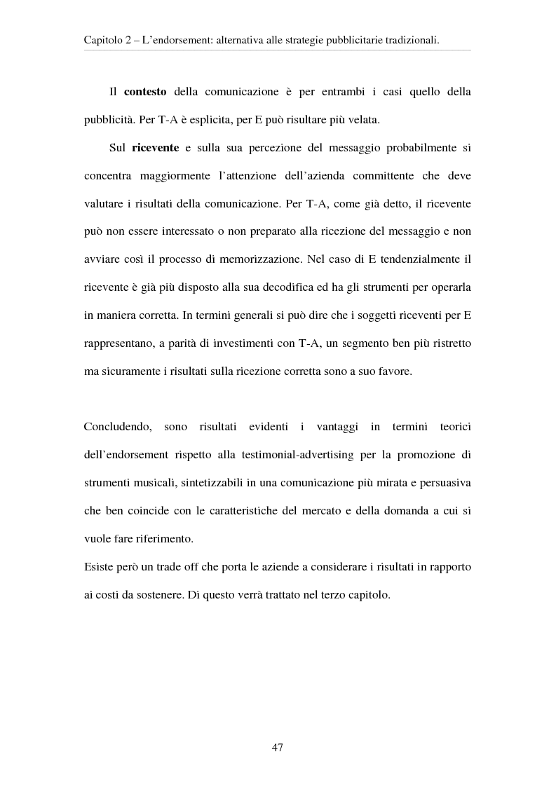 Anteprima della tesi: L'evoluzione del ruolo del testimonial nel mercato degli strumenti musicali: il caso degli Endorsers, Pagina 15