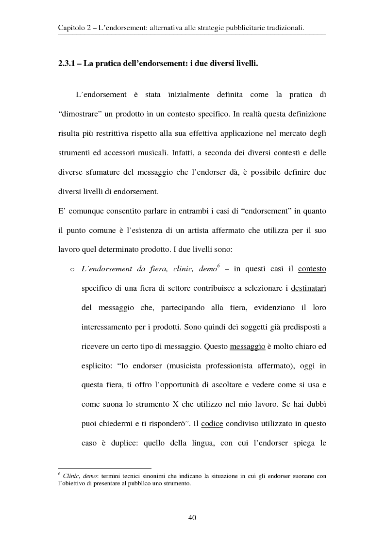 Anteprima della tesi: L'evoluzione del ruolo del testimonial nel mercato degli strumenti musicali: il caso degli Endorsers, Pagina 8