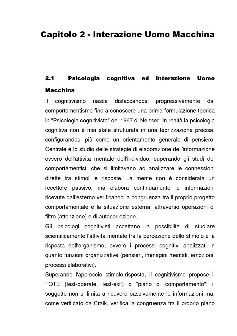 Anteprima della tesi: Interazione Uomo Macchina: un'indagine sperimentale sul banner blindness, Pagina 5