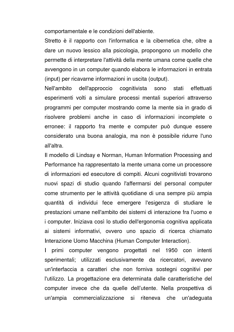 Anteprima della tesi: Interazione Uomo Macchina: un'indagine sperimentale sul banner blindness, Pagina 6