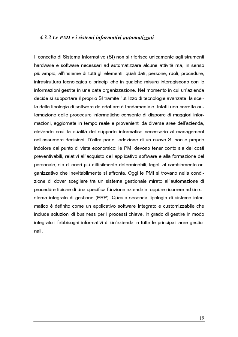 Anteprima della tesi: Sistemi gestionali e.r.p. per le piccole e medie imprese e le aree innovative, Pagina 15