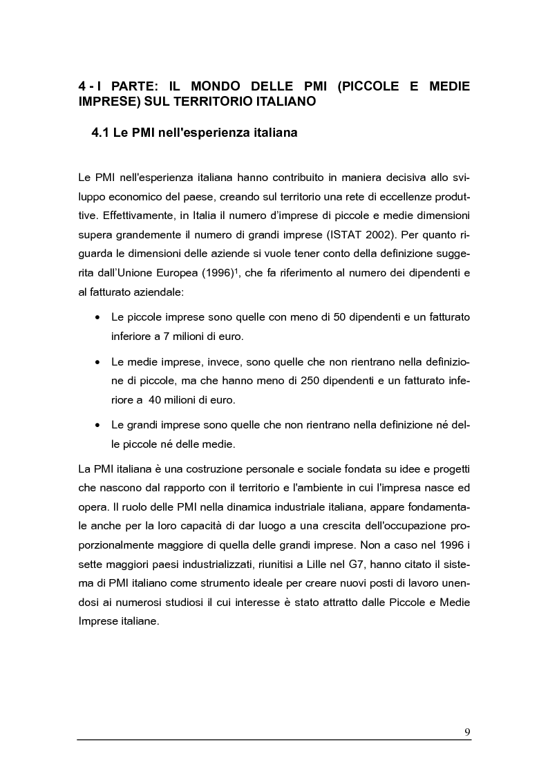 Anteprima della tesi: Sistemi gestionali e.r.p. per le piccole e medie imprese e le aree innovative, Pagina 5