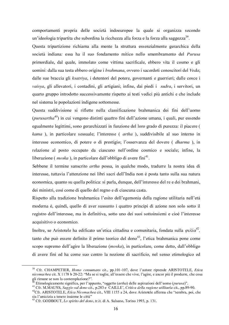 Anteprima della tesi: A partire da Marcel Mauss: il paradosso del dono fra reciprocità e dispendio., Pagina 13