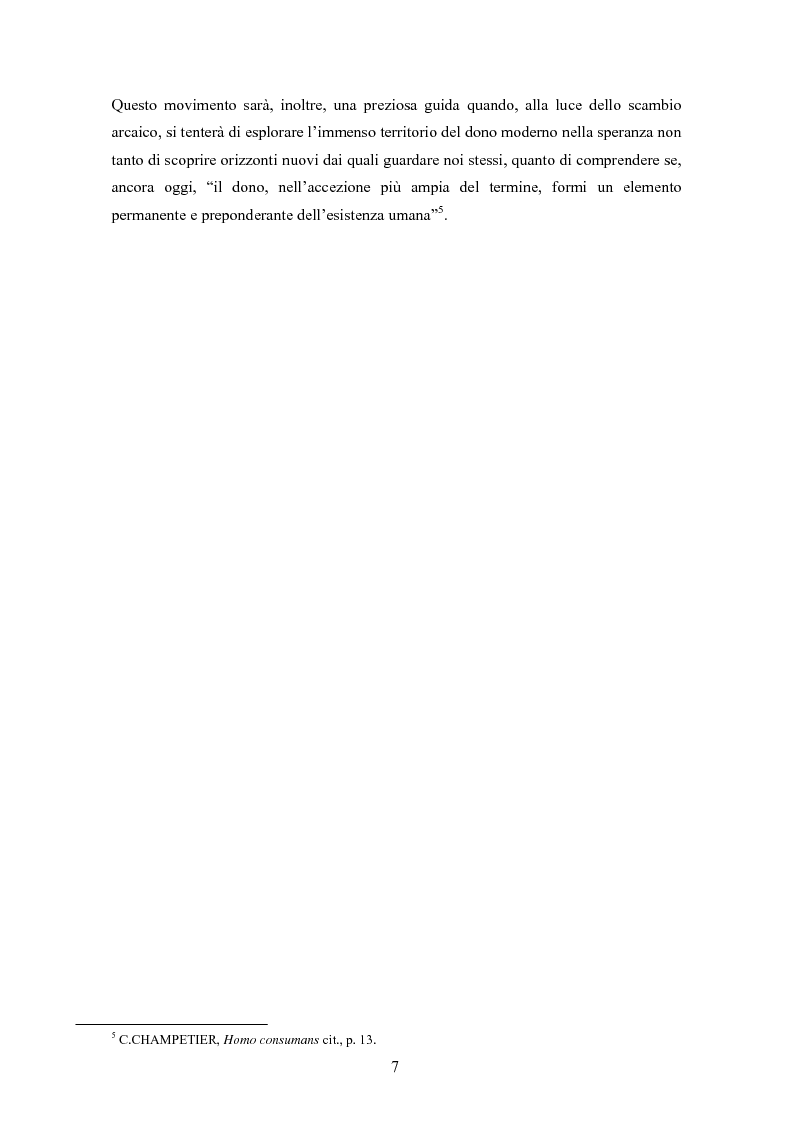 Anteprima della tesi: A partire da Marcel Mauss: il paradosso del dono fra reciprocità e dispendio., Pagina 4