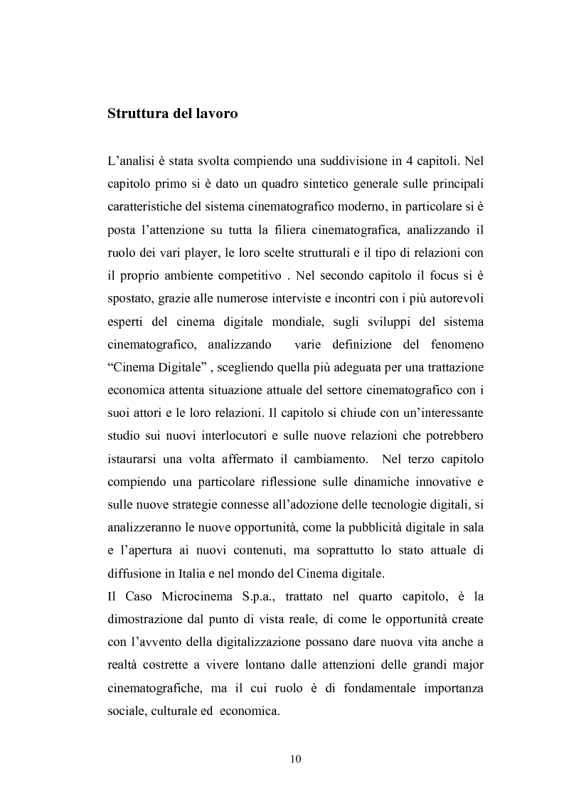 Anteprima della tesi: Il Cinema Digitale: un'opportunità per lo sviluppo della cinematografia, Pagina 6