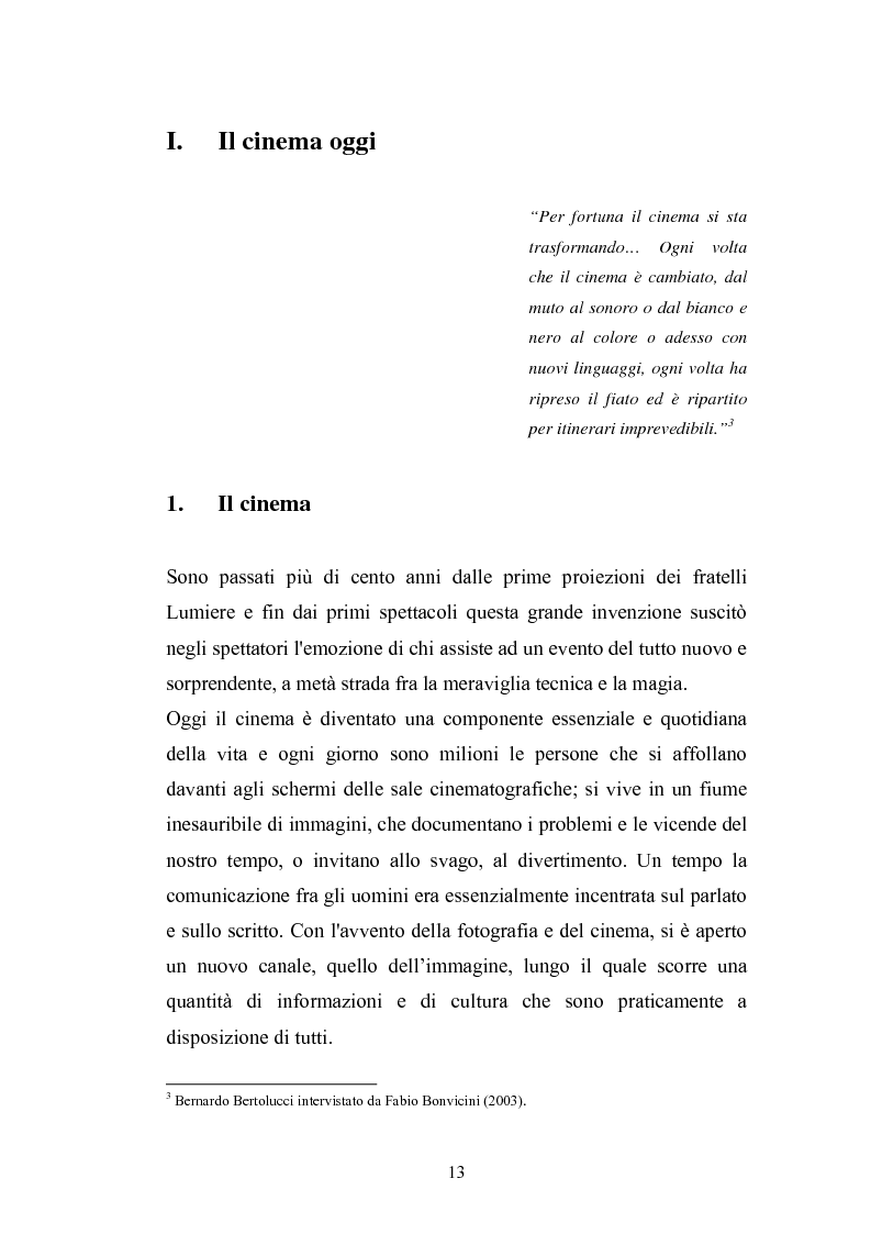 Anteprima della tesi: Il Cinema Digitale: un'opportunità per lo sviluppo della cinematografia, Pagina 8