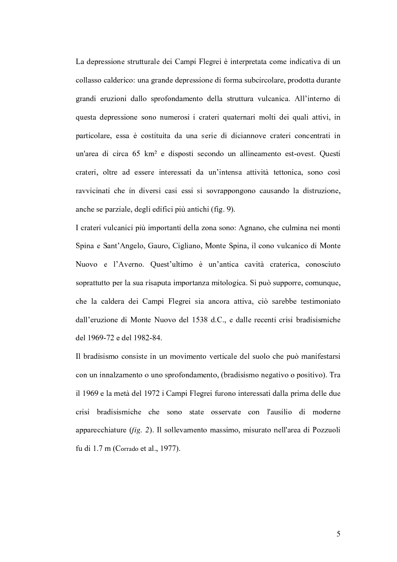 Anteprima della tesi: Studio preliminare della microzonazione sismica del comune di Pozzuoli, Pagina 5