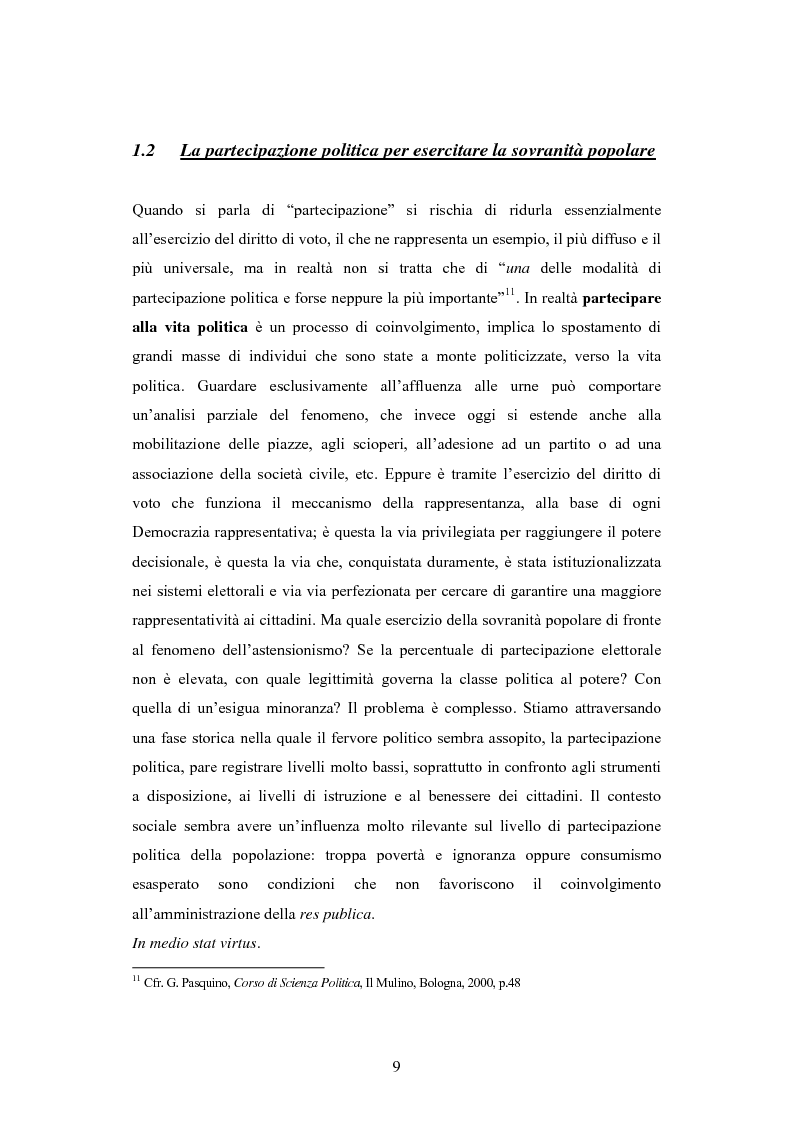 Anteprima della tesi: Antipolitica: una minaccia per la democrazia in Italia, Pagina 6