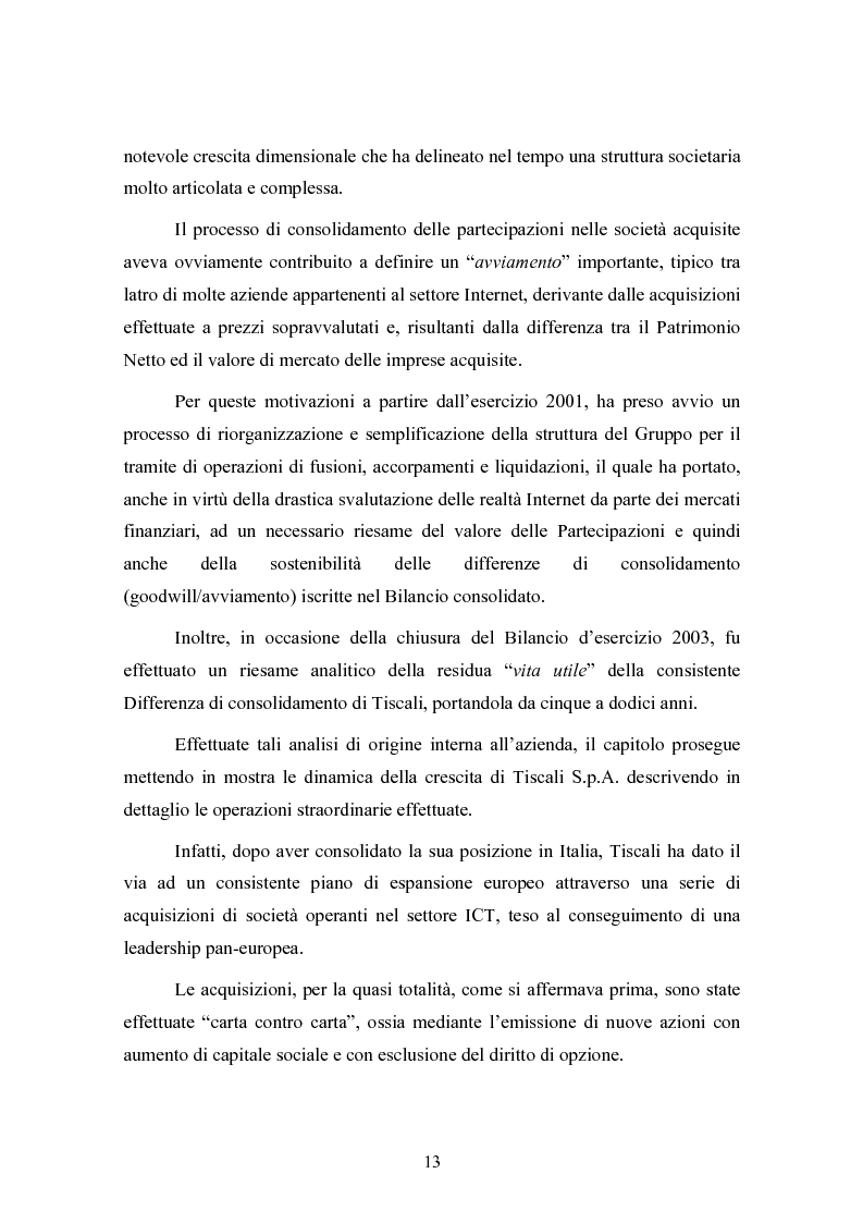 Anteprima della tesi: Le concentrazioni nel settore ICT: una analisi dei prezzi pagati da Tiscali, Pagina 13