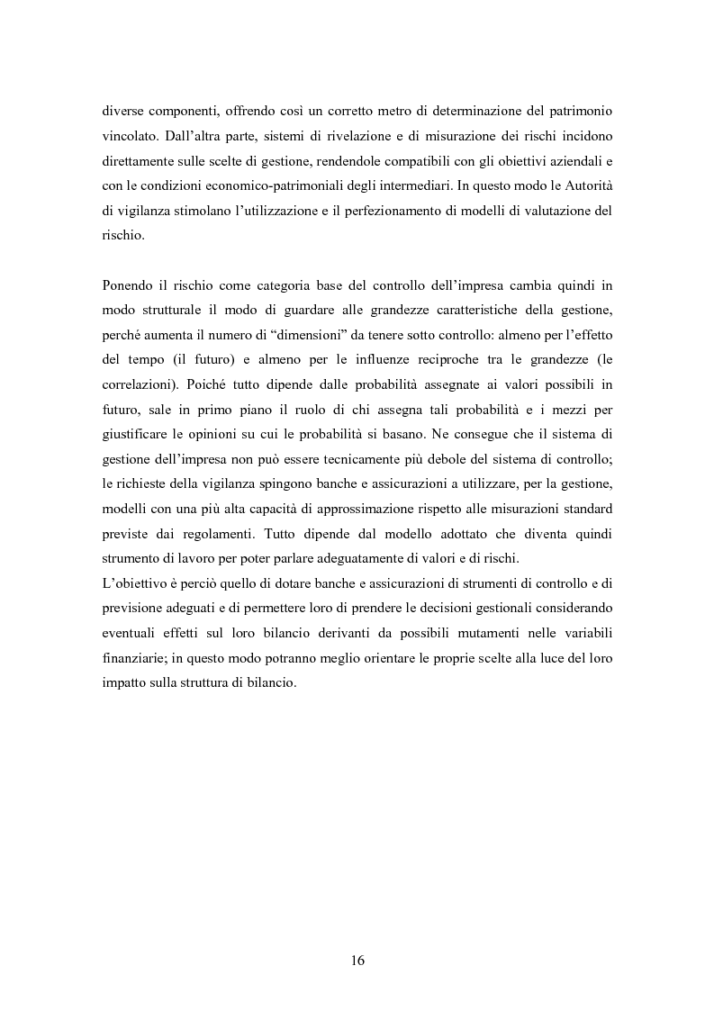 Anteprima della tesi: Stima del capitale sotto rischio di assicurazioni e banche: le nuove normative europee a confronto, Pagina 12
