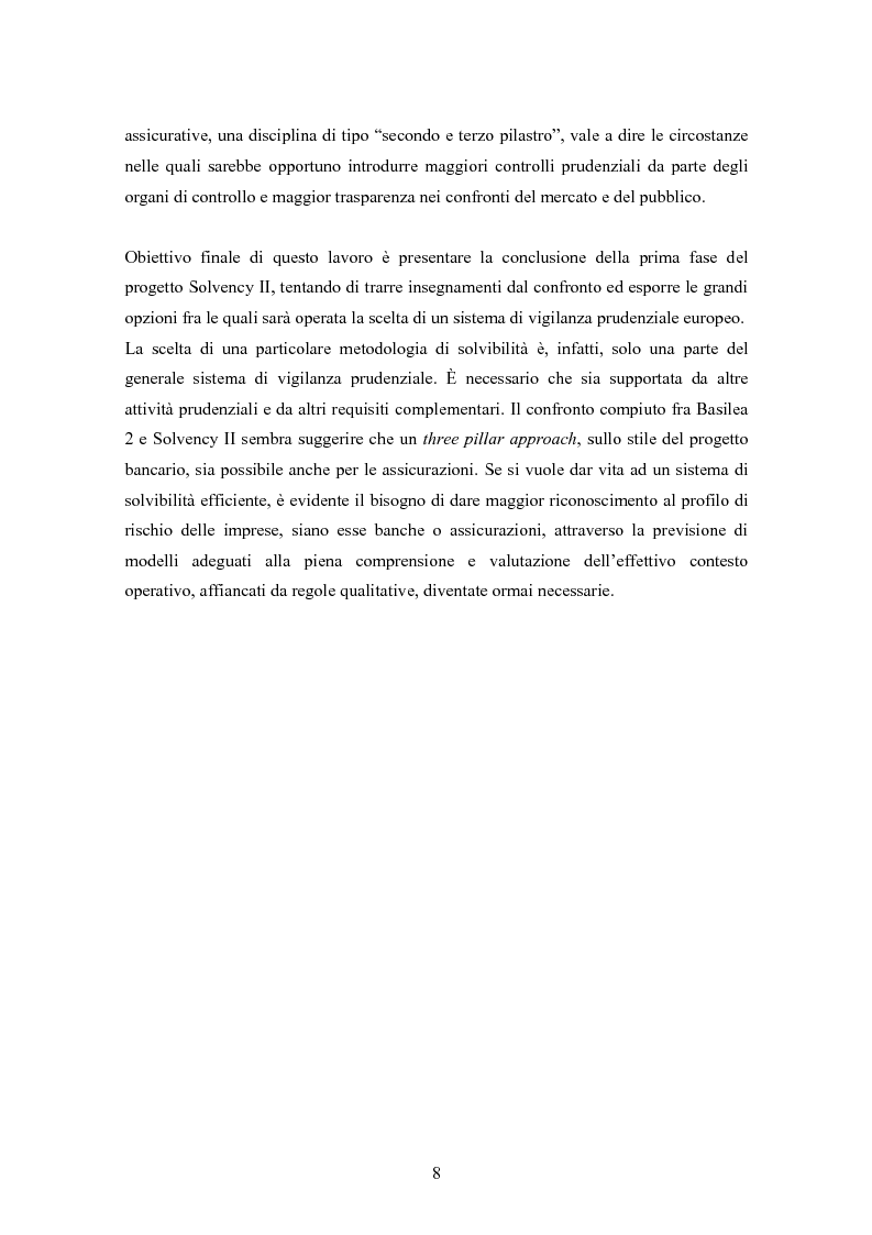 Anteprima della tesi: Stima del capitale sotto rischio di assicurazioni e banche: le nuove normative europee a confronto, Pagina 4