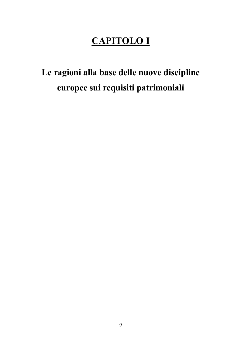 Anteprima della tesi: Stima del capitale sotto rischio di assicurazioni e banche: le nuove normative europee a confronto, Pagina 5