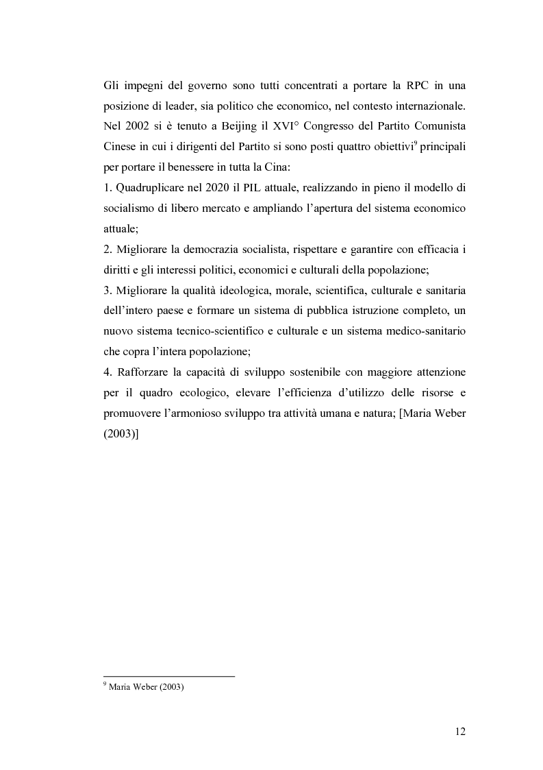 Anteprima della tesi: Gli Investimenti Diretti Esteri Nella Cina Del Nuovo Millennio: Aspetti Tributari, Pagina 10