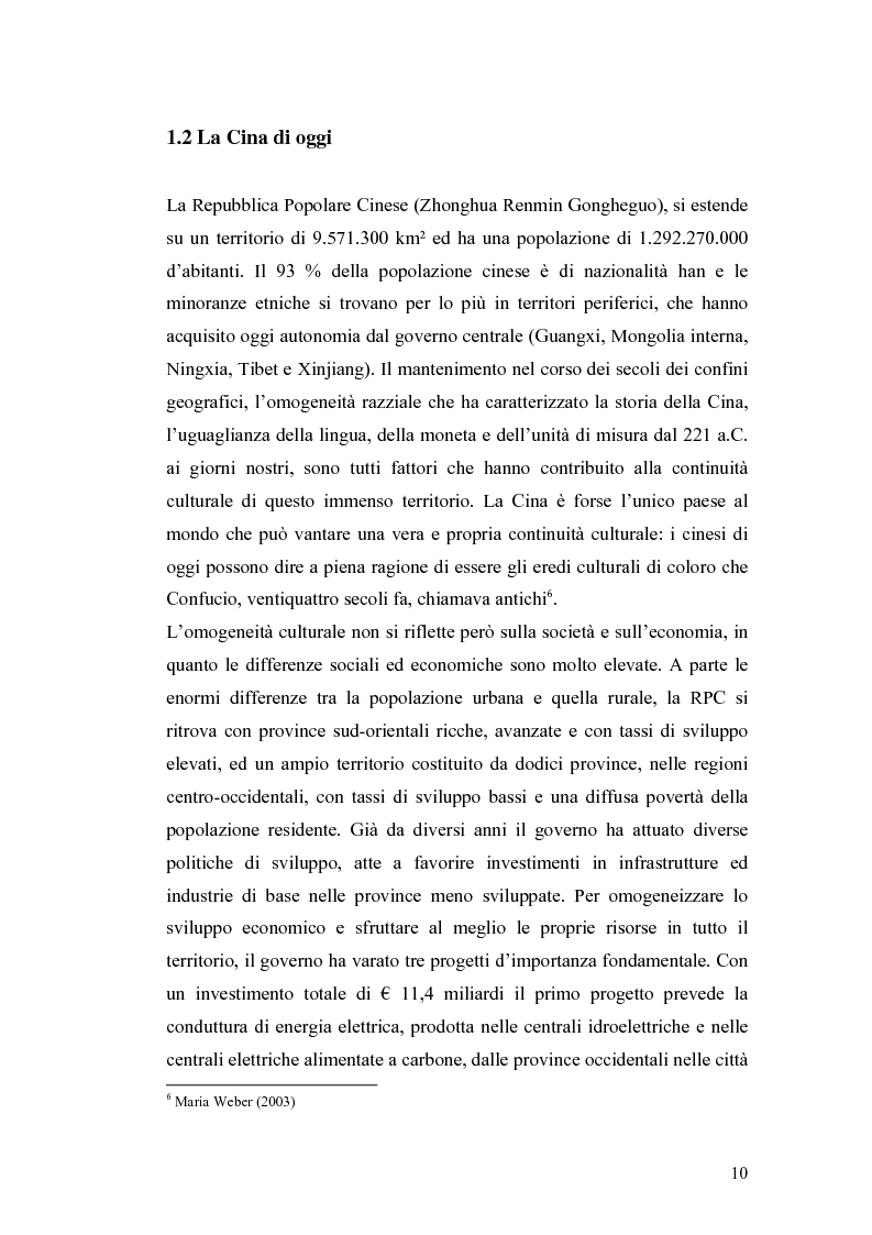 Anteprima della tesi: Gli Investimenti Diretti Esteri Nella Cina Del Nuovo Millennio: Aspetti Tributari, Pagina 8