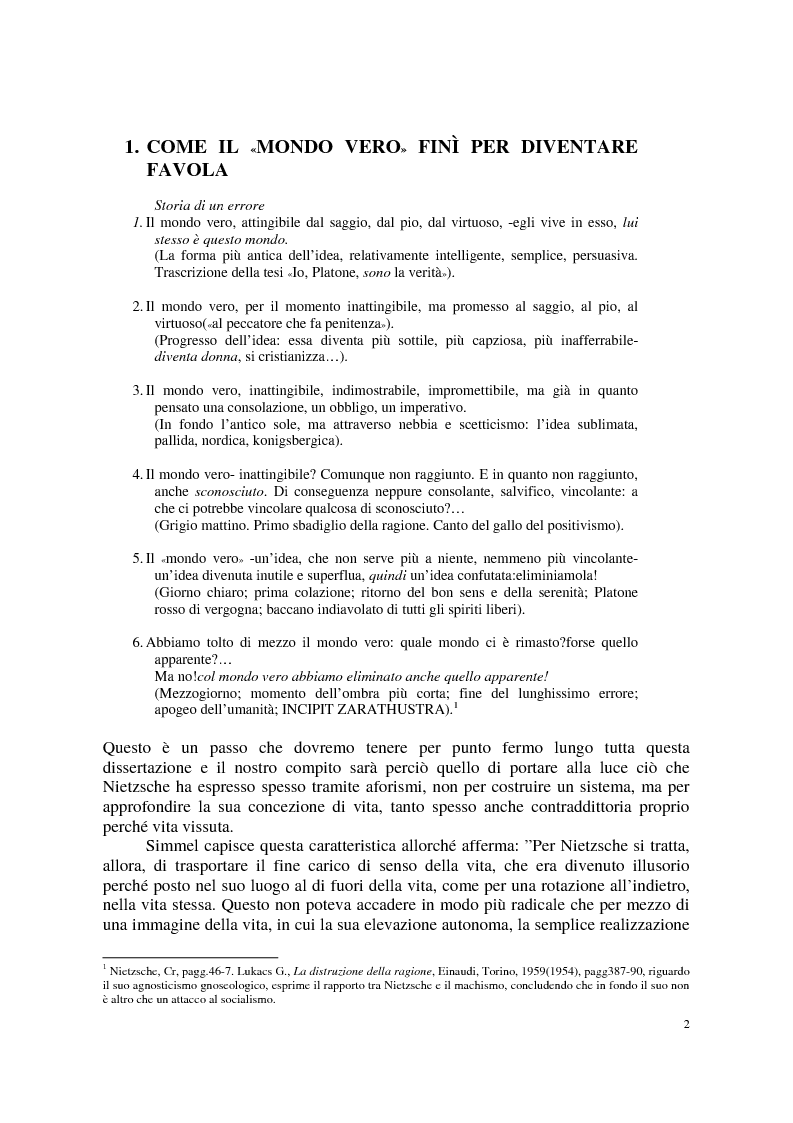 Anteprima della tesi: La morale di Nietzsche, Pagina 6