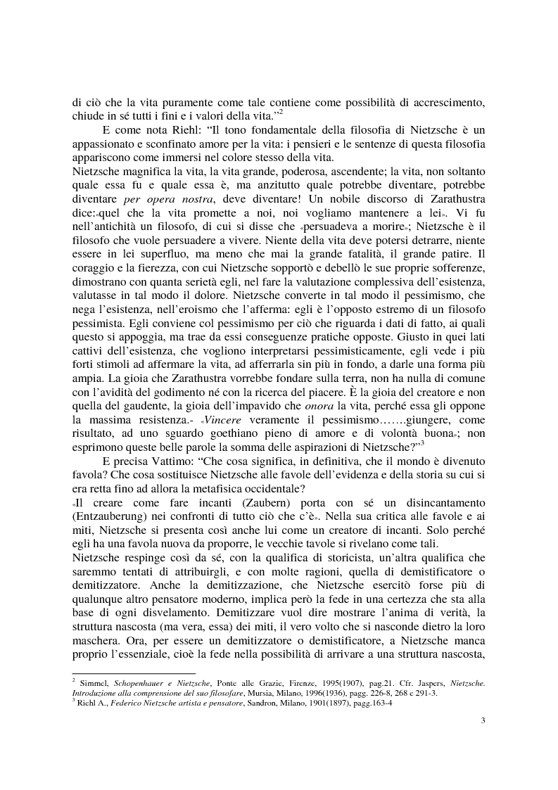 Anteprima della tesi: La morale di Nietzsche, Pagina 7
