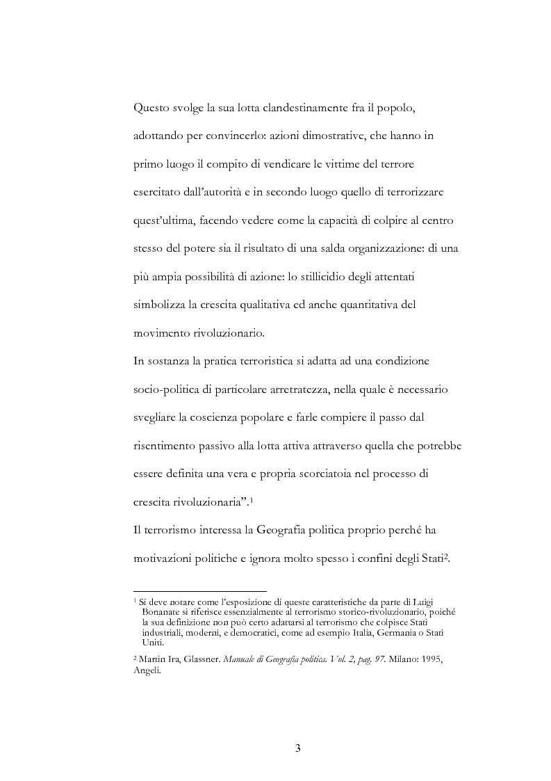 Anteprima della tesi: Geopolitica del terrorismo: rassegna di dati recenti., Pagina 3
