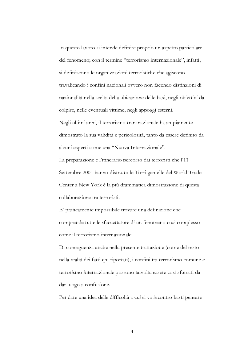 Anteprima della tesi: Geopolitica del terrorismo: rassegna di dati recenti., Pagina 4
