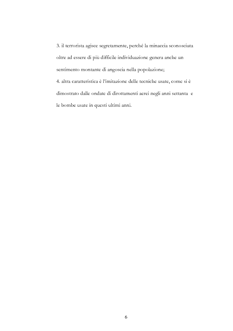 Anteprima della tesi: Geopolitica del terrorismo: rassegna di dati recenti., Pagina 6